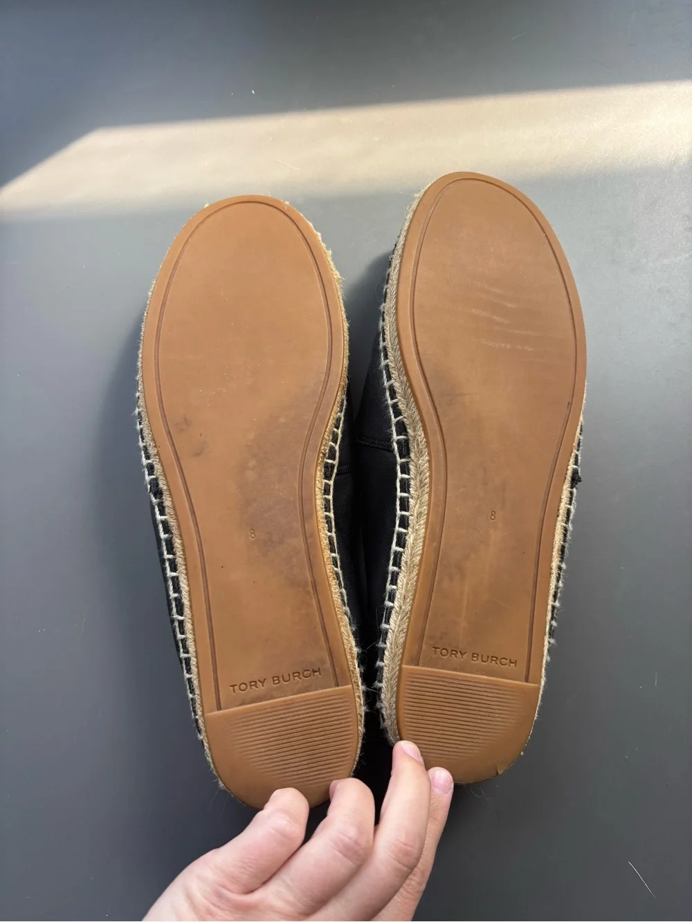 Tory Burch Leather Espadrilles- 8
